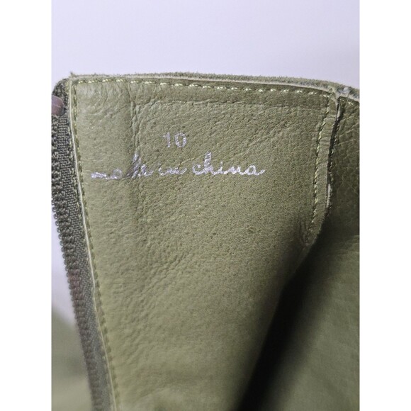 Charlotte Stone Olive Ankle Boots - Picture 7 of 13